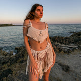 White Fairy Macrame Dress