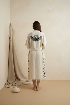 The Eagle Kimono in Linen