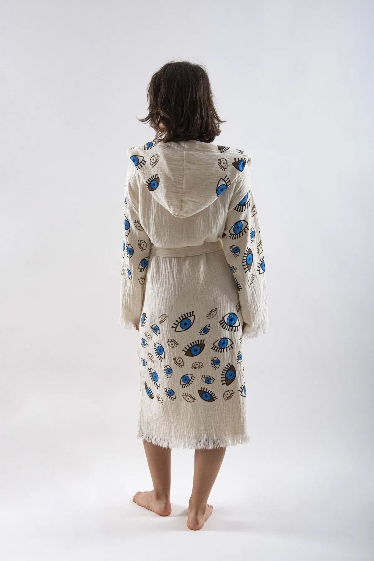 Evil Eye Kimono with Hood