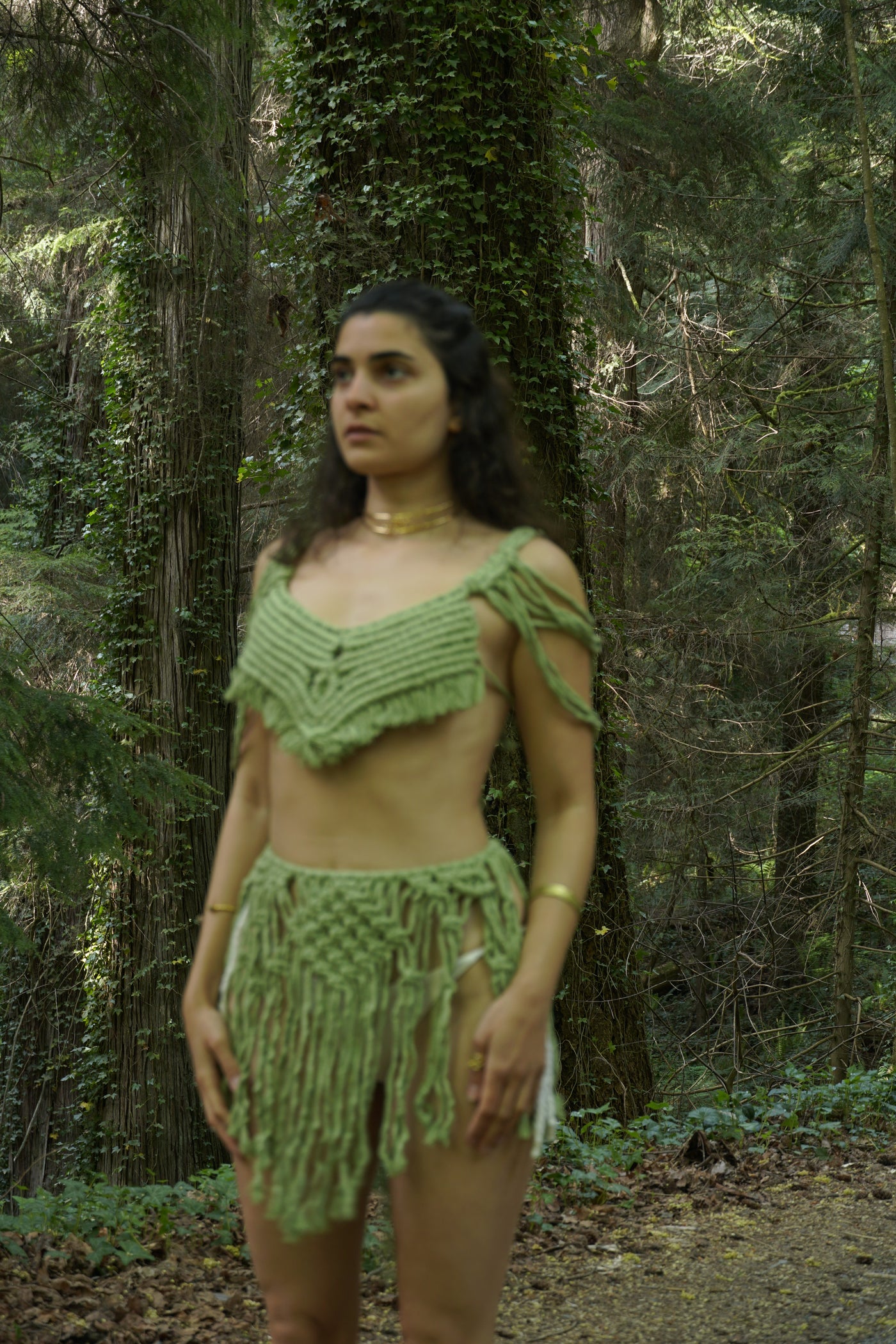 White Fairy Macrame Dress