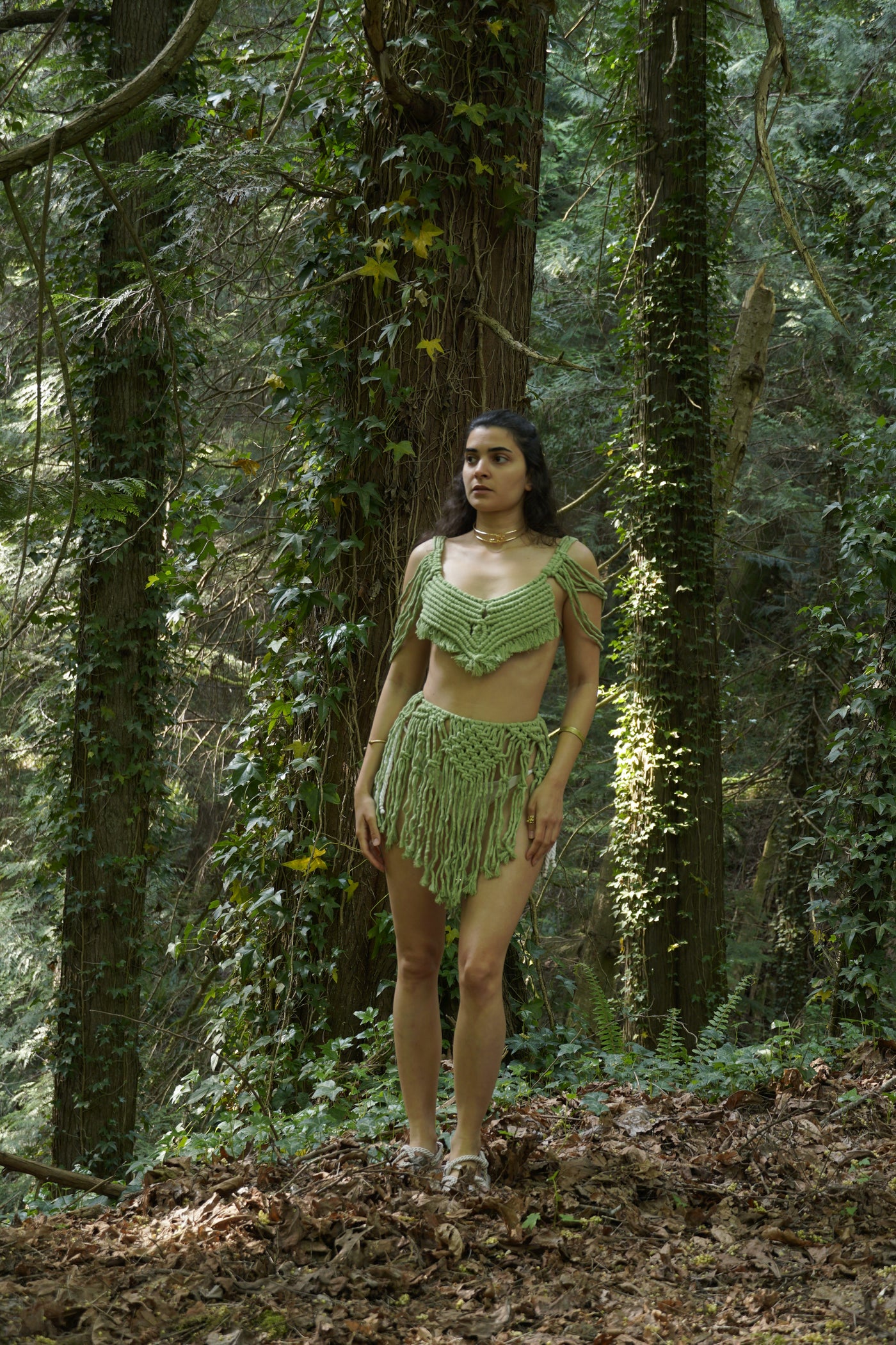 White Fairy Macrame Dress