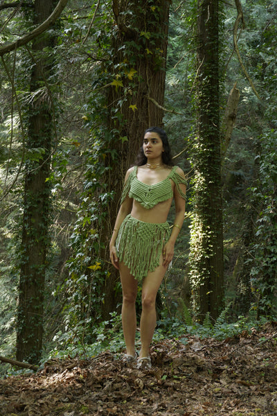 White Fairy Macrame Dress