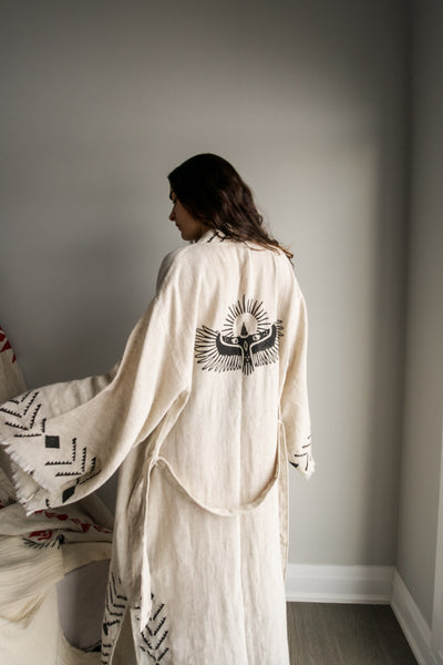 Luxury Handmade Organic Hemp Kimono