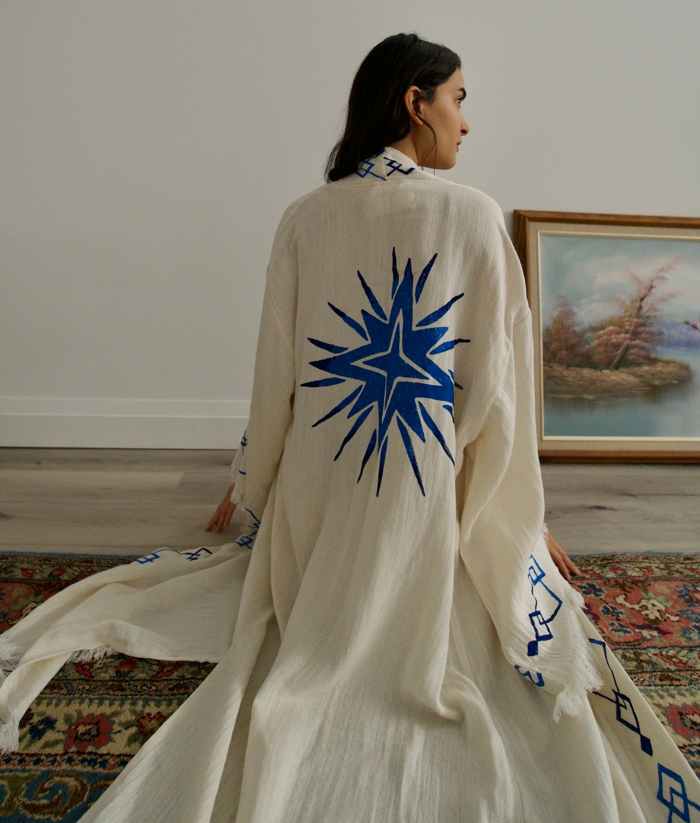 Luxury Handmade Organic Cotton Kimono
