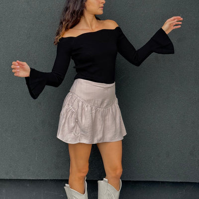 Chic Lacy Ruffle Mini Short Skirt