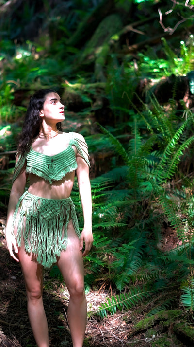 White Fairy Macrame Dress