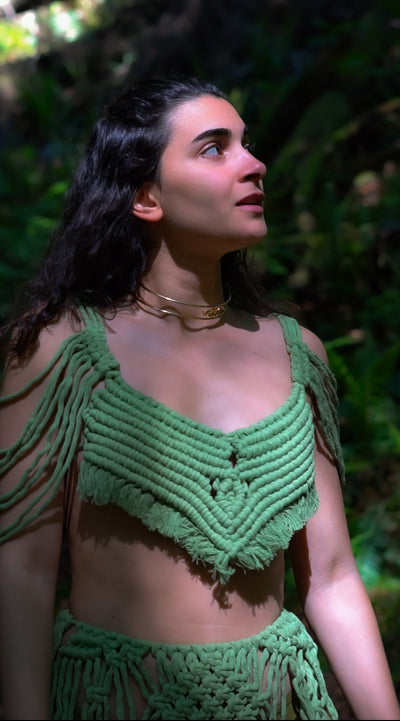 White Fairy Macrame Dress