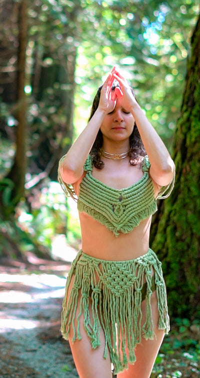 White Fairy Macrame Dress