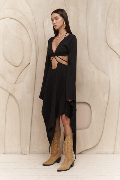 Beige Coachella Dress Set